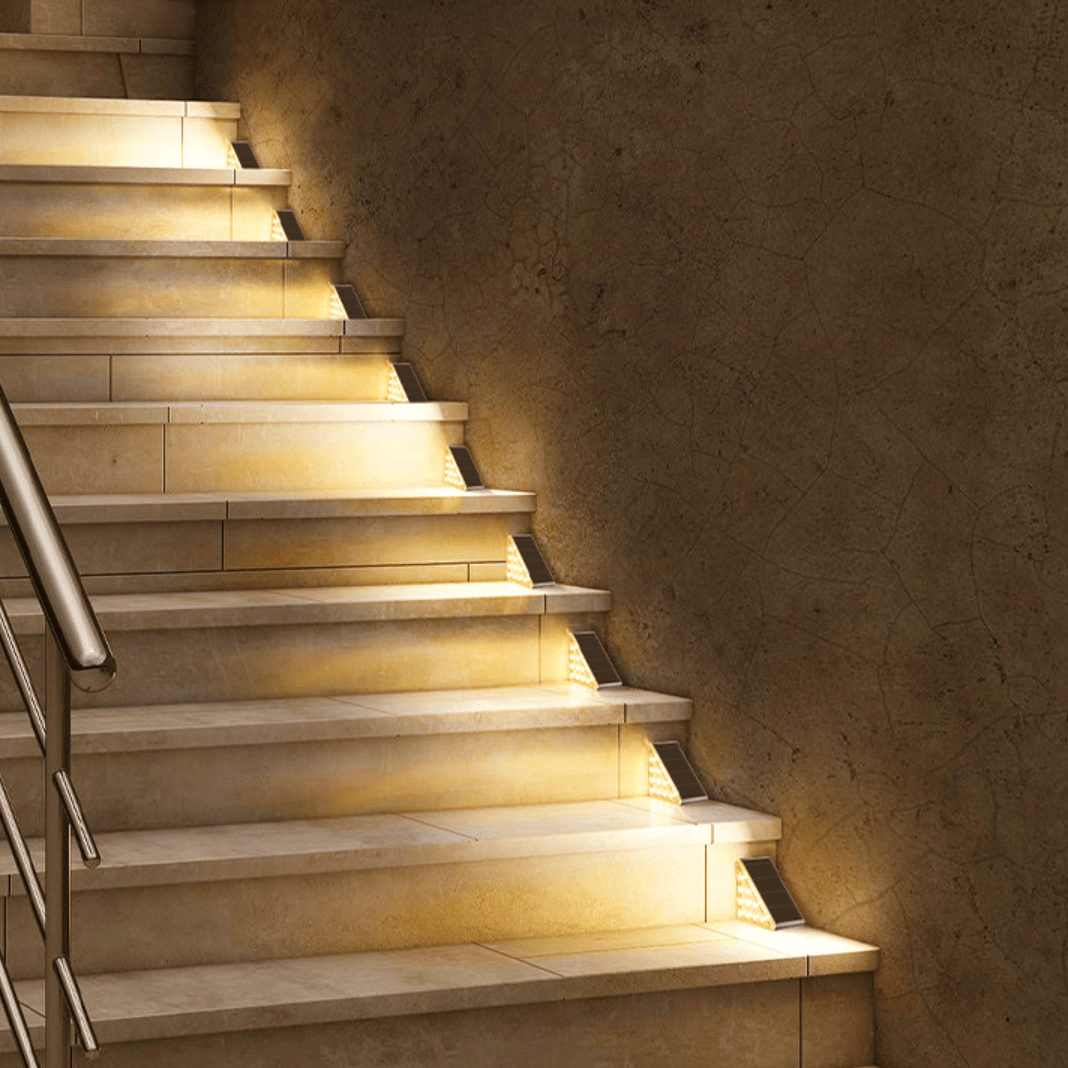 Solaris - Elegante LED - Treppenbeleuchtung für stilvolle Außenbereiche - Givera DE