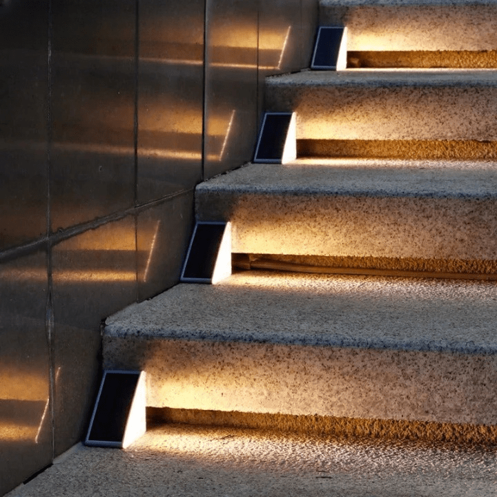 Solaris - Elegante LED - Treppenbeleuchtung für stilvolle Außenbereiche - Givera DE
