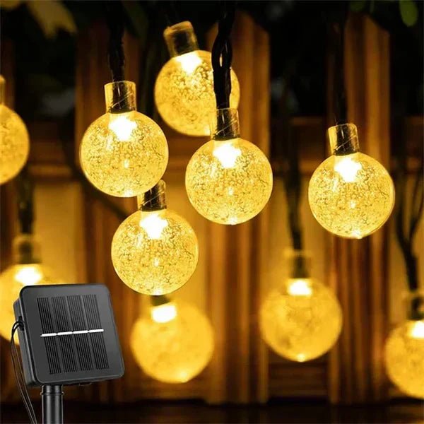 SolarLicht LED - Girlande - Wetterresistent & Energiesparend für Terrasse - Givera DE