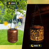 Solvex - Wetterfeste Outdoor - Solarlaterne mit Hummingbird - Muster und IP65 - Schutz für den Garten - Givera DE