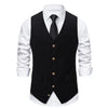 Sven Elegante Weste – Wildleder, Vintage - Grün, Slim Fit Herrenweste - Givera DE