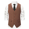 Sven Elegante Weste – Wildleder, Vintage - Grün, Slim Fit Herrenweste - Givera DE
