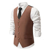 Sven Elegante Weste – Wildleder, Vintage - Grün, Slim Fit Herrenweste - Givera DE