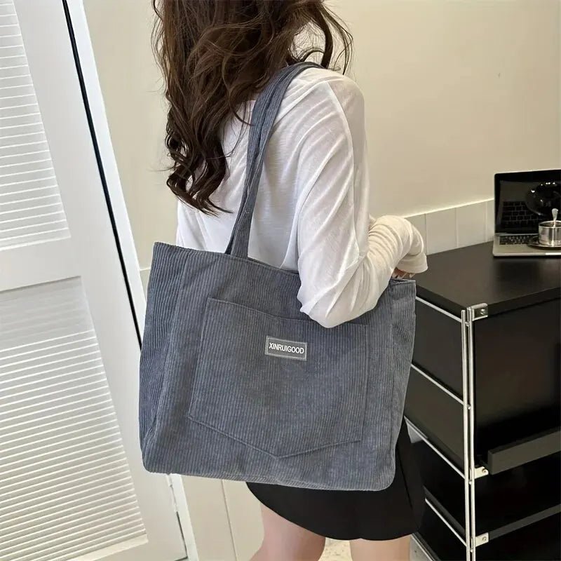 TrendCord – Damen - Tote in Uni - Farben mit viel Platz - Givera DE