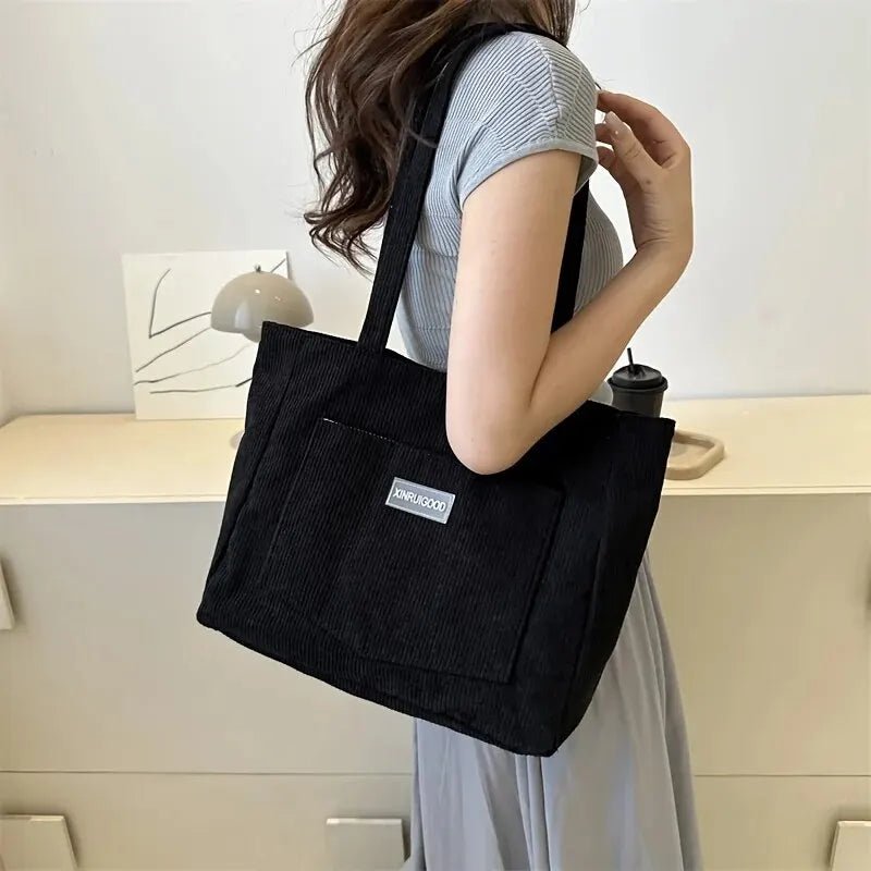 TrendCord – Damen - Tote in Uni - Farben mit viel Platz - Givera DE