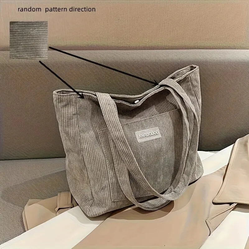 TrendCord – Damen - Tote in Uni - Farben mit viel Platz - Givera DE