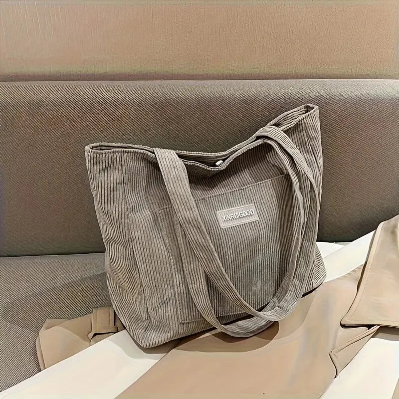 TrendCord – Damen - Tote in Uni - Farben mit viel Platz - Givera DE