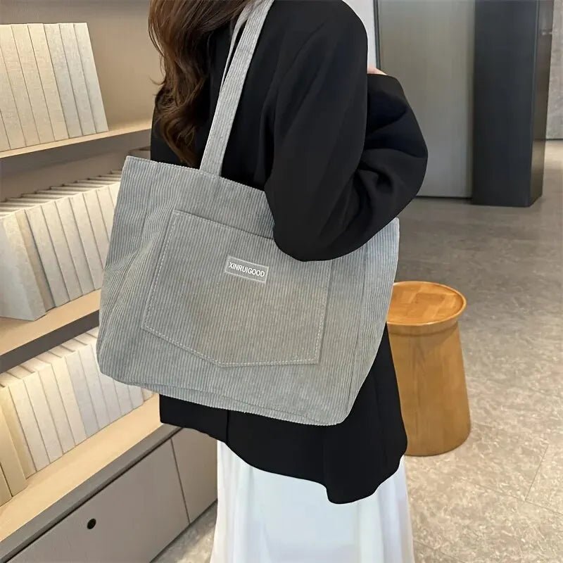 TrendCord – Damen - Tote in Uni - Farben mit viel Platz - Givera DE