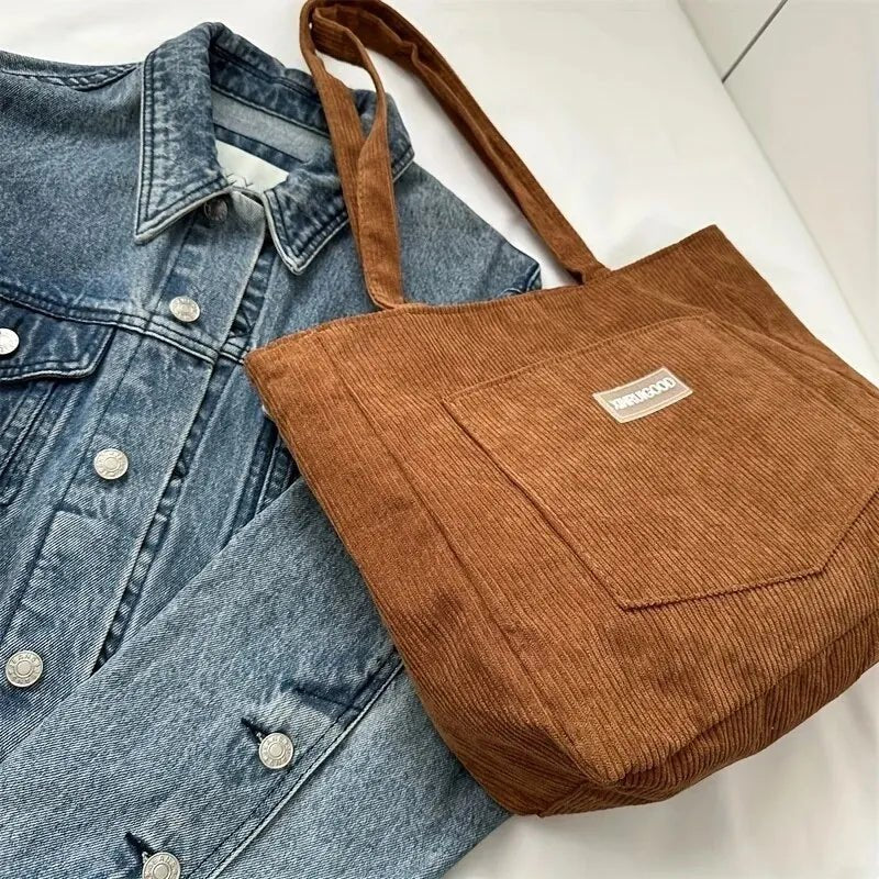 TrendCord – Damen - Tote in Uni - Farben mit viel Platz - Givera DE