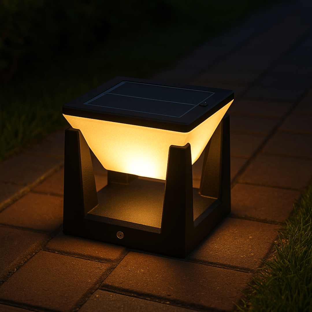 Vendura Luxuriöse Solar Außenlampe - Stilvolle und nachhaltige Gartenbeleuchtung - Givera DE