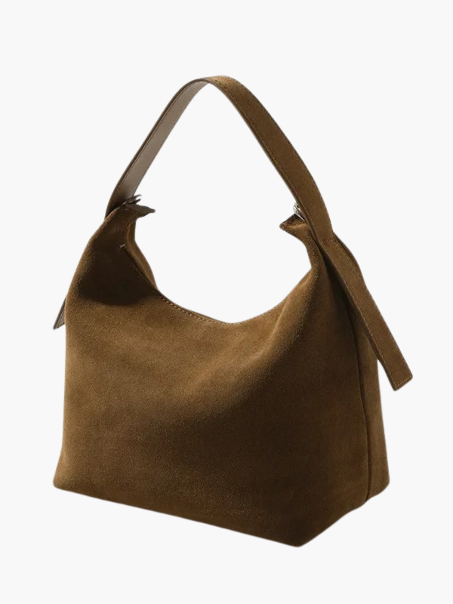 Vivienne - Vintage Schultertasche aus Suèdeleder - Givera DE