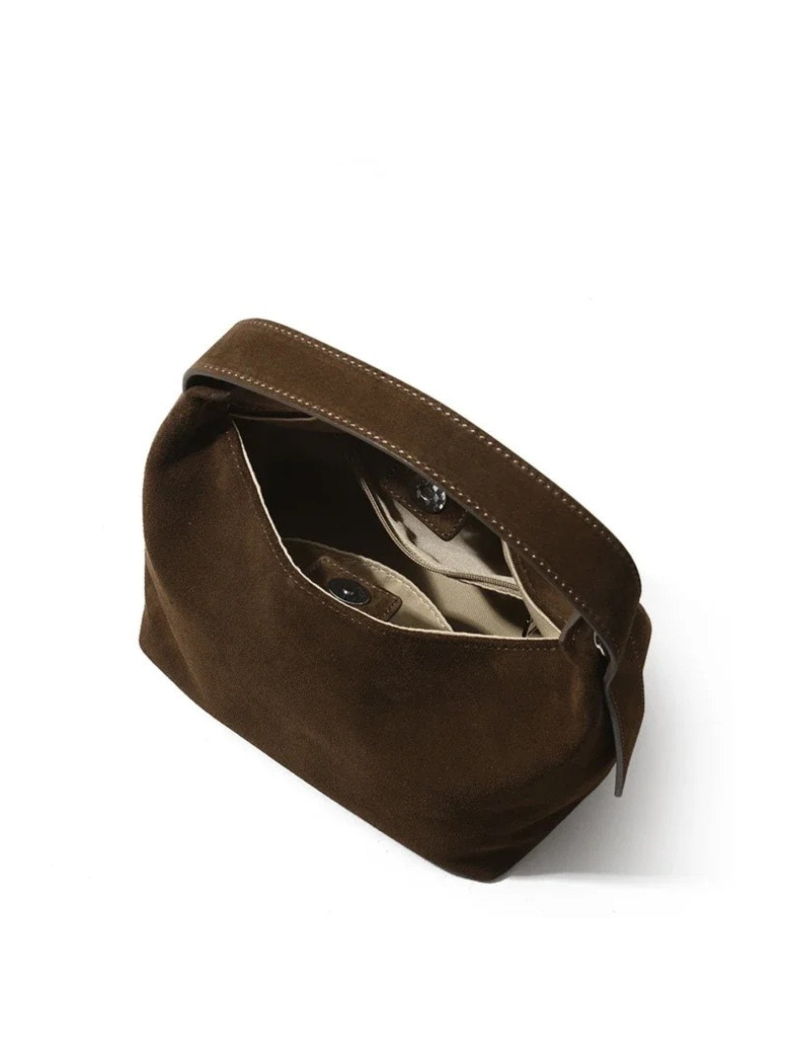 Vivienne - Vintage Schultertasche aus Suèdeleder - Givera DE