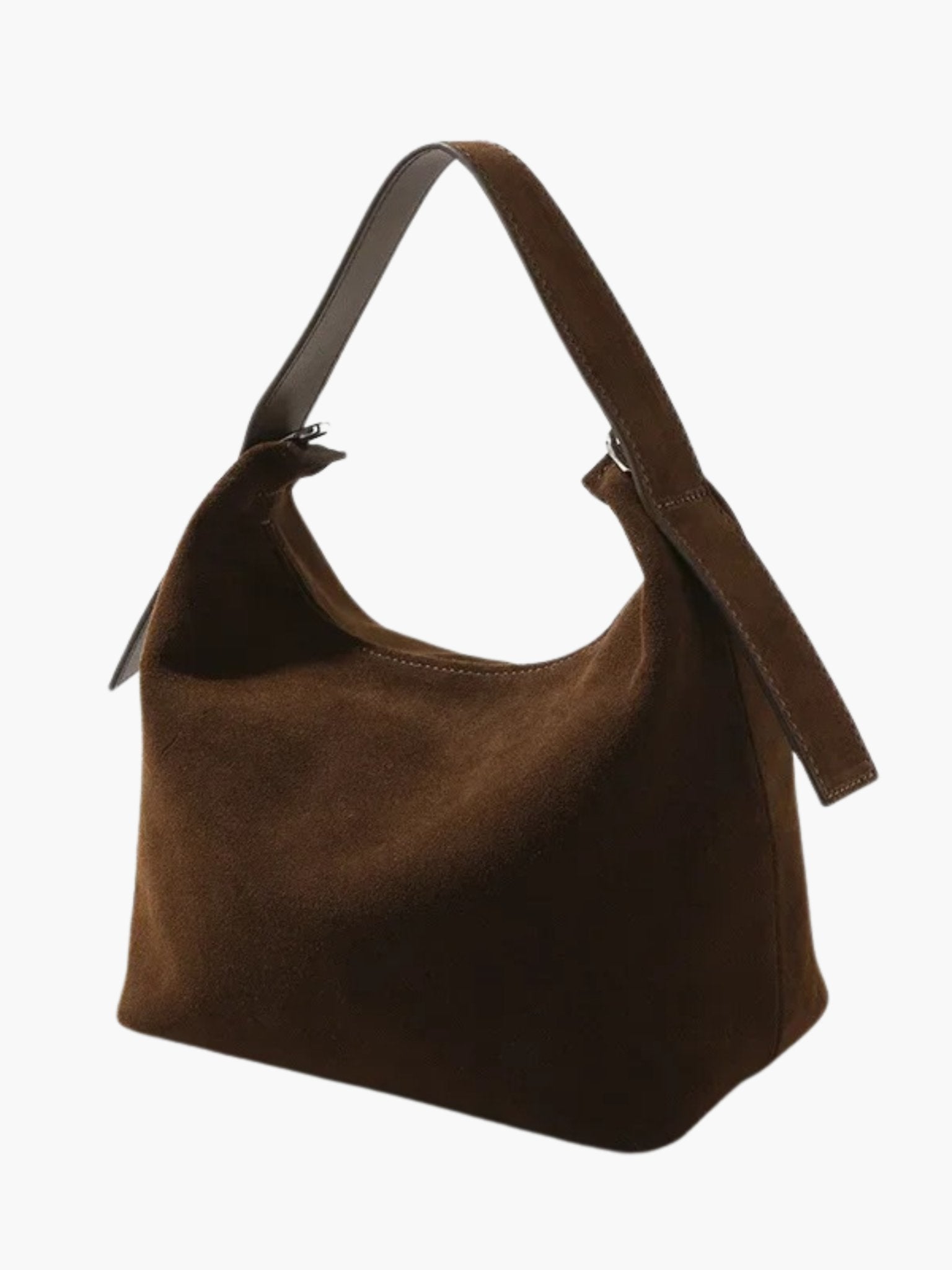 Vivienne - Vintage Schultertasche aus Suèdeleder - Givera DE