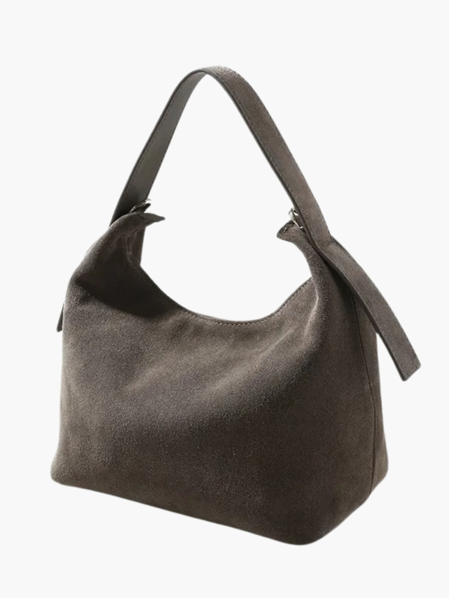 Vivienne - Vintage Schultertasche aus Suèdeleder - Givera DE