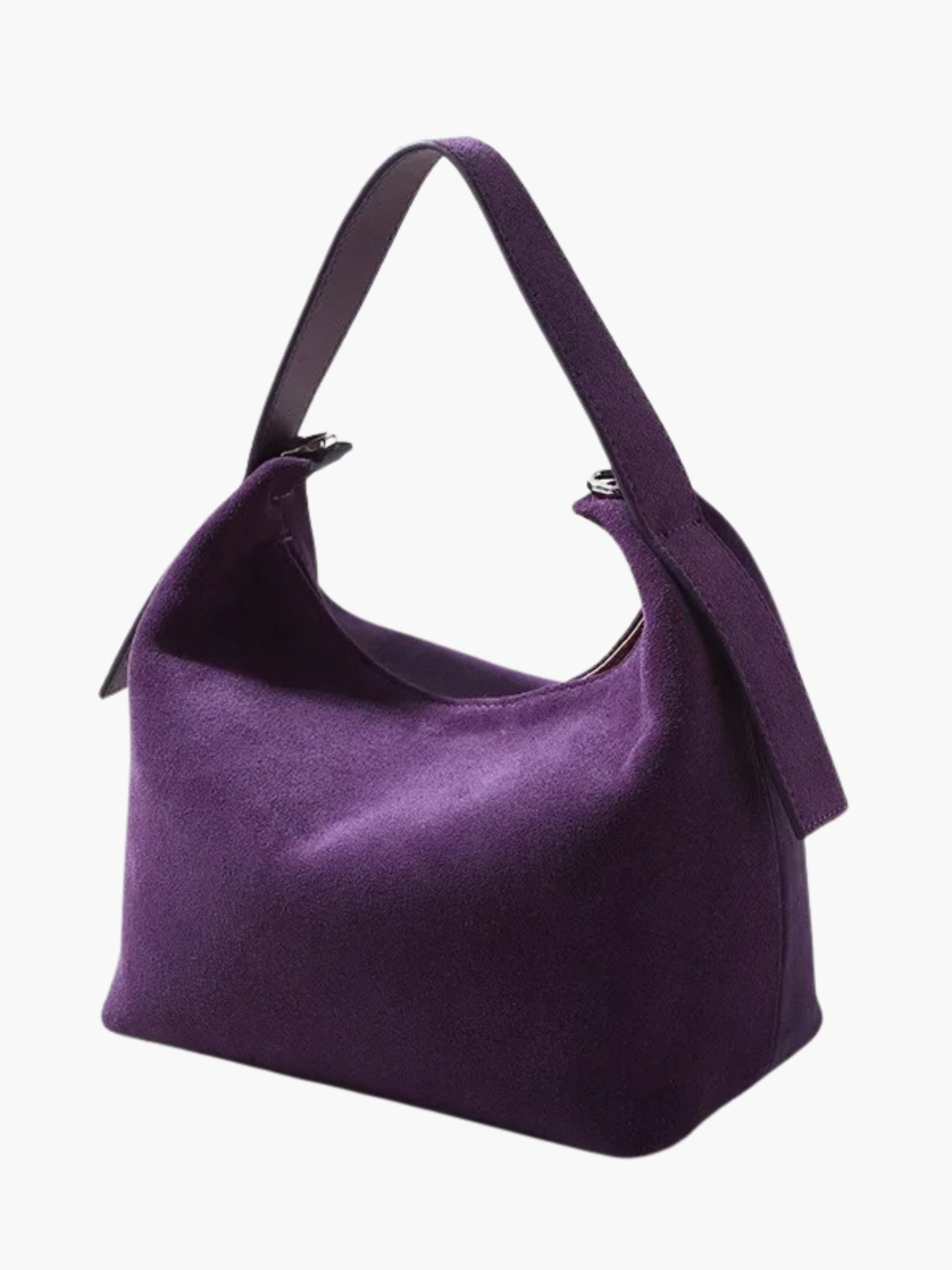 Vivienne - Vintage Schultertasche aus Suèdeleder - Givera DE