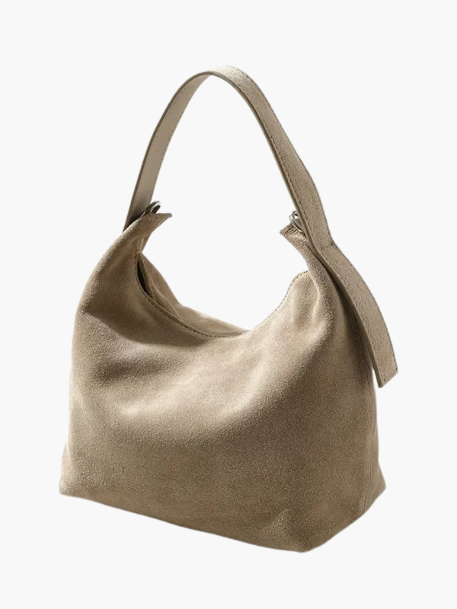Vivienne - Vintage Schultertasche aus Suèdeleder - Givera DE