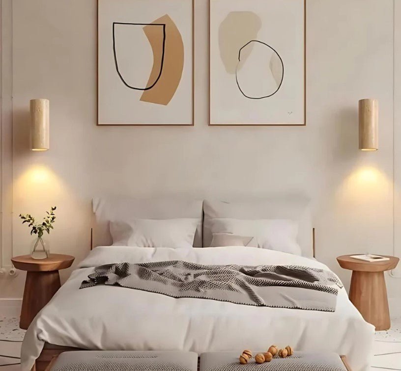 Voran - Japandi - Wandlampe mit warmem LED - Licht als minimalistische Wandleuchte - Givera DE