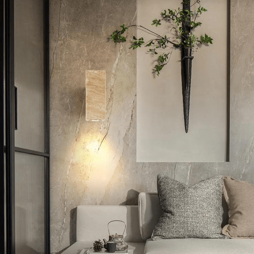 Voran - Japandi - Wandlampe mit warmem LED - Licht als minimalistische Wandleuchte - Givera DE