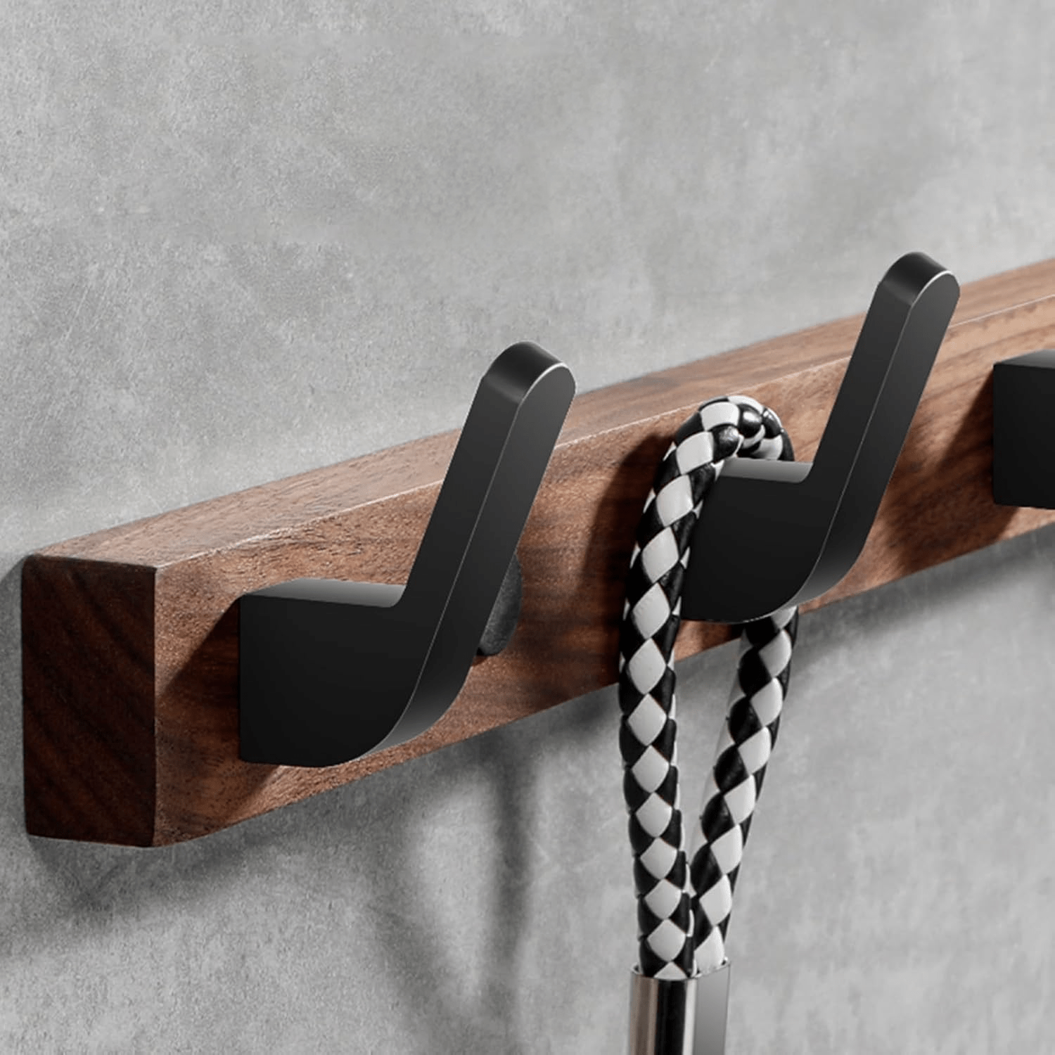 Vrana - Stilvolle schwarze Holzgarderobe - Givera DE