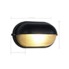 Wandlampe Schwarz - Wasserdichte LED Wandleuchte für Außenbereiche, Langlebig & Modern - Givera DE
