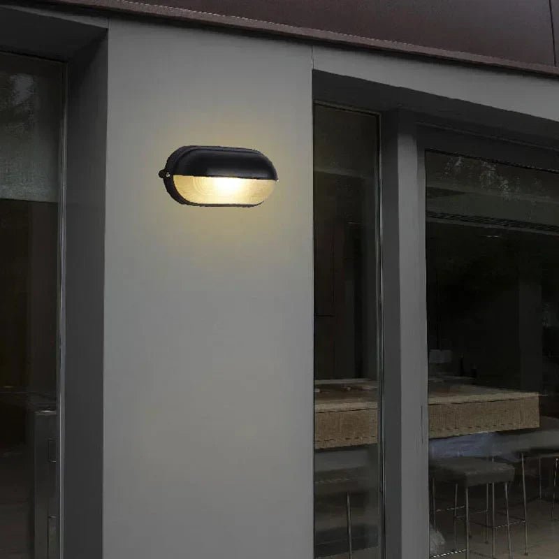Wandlampe Schwarz - Wasserdichte LED Wandleuchte für Außenbereiche, Langlebig & Modern - Givera DE