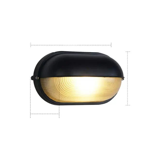 Wandlampe Schwarz - Wasserdichte LED Wandleuchte für Außenbereiche, Langlebig & Modern - Givera DE