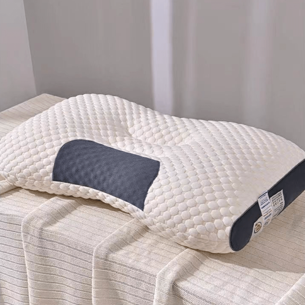 Wuzzy Orthopädisches Kissen für Rücken - und Nackenschmerzen – Optimaler Schlafkomfort - Givera DE