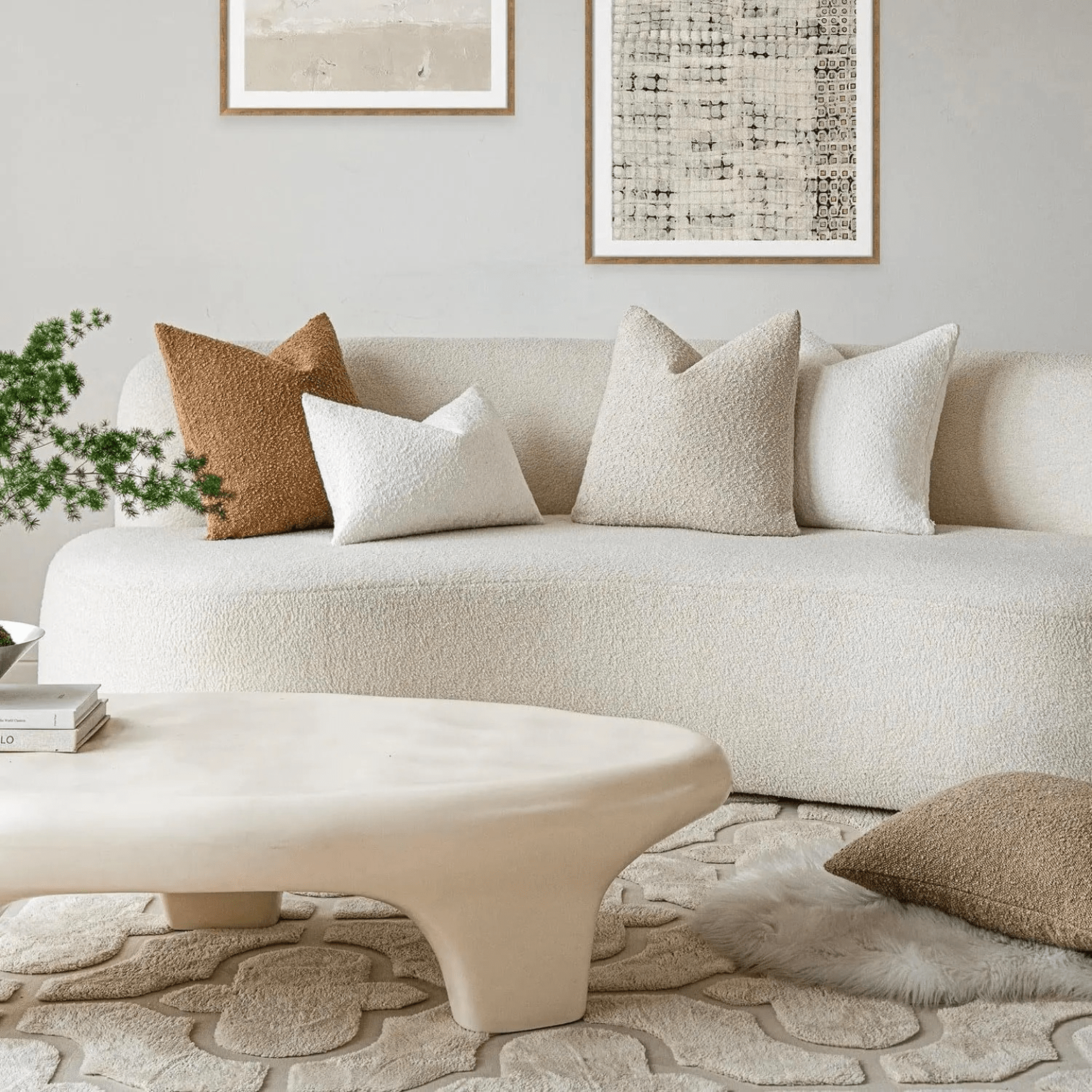 Ylvaa - Elegante Kissenhülle im minimalistischen Design für Sofakissen - Givera DE