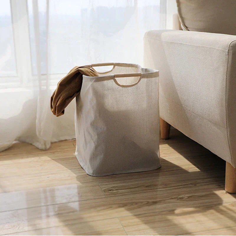 Zart - Eleganter Faltbarer Wäschekorb im Japanischen Stil für Stilvolle Aufbewahrung - Givera DE
