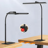 Zenithis - Moderne Schwarze LED - Schreibtischlampe mit Flexiblem Hals und Dimmbarem Licht - Givera DE