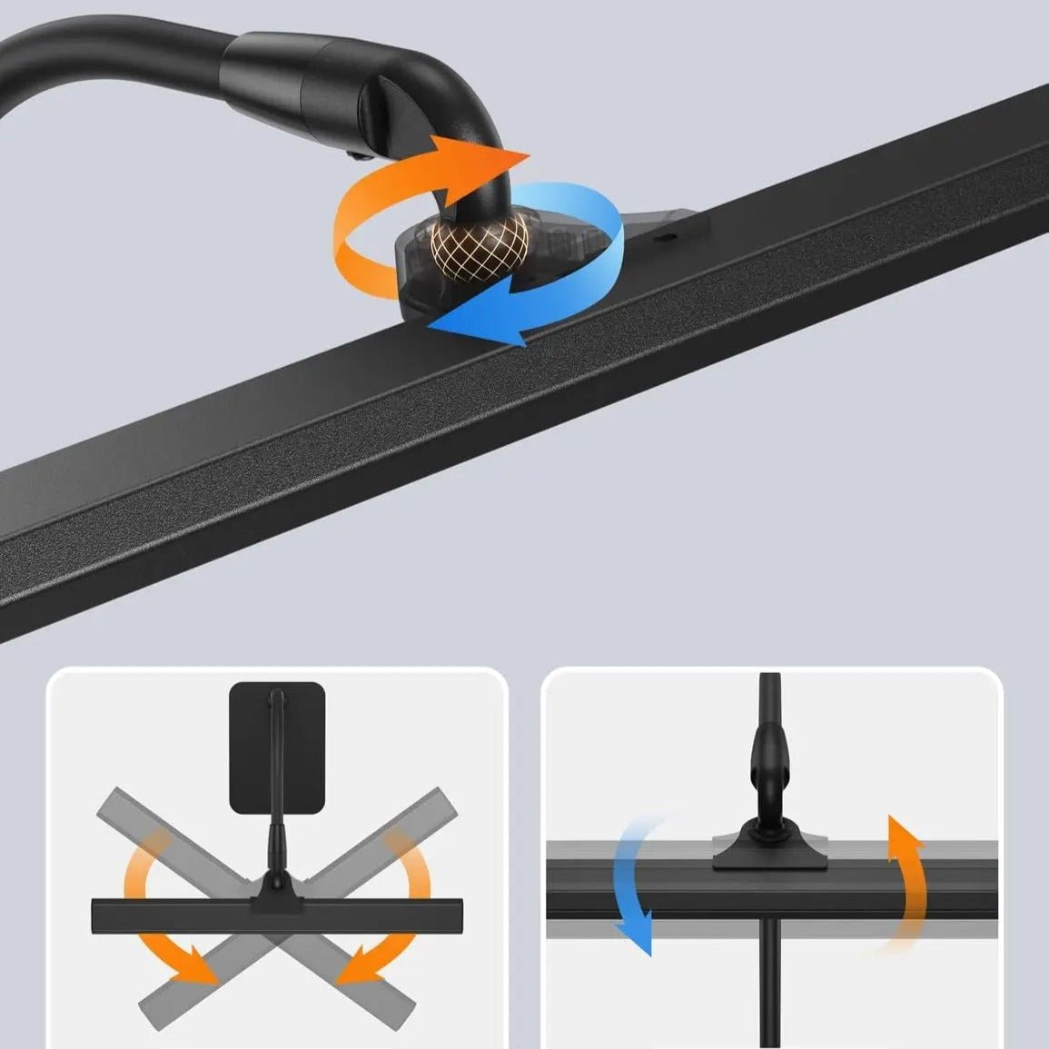 Zenithis - Moderne Schwarze LED - Schreibtischlampe mit Flexiblem Hals und Dimmbarem Licht - Givera DE