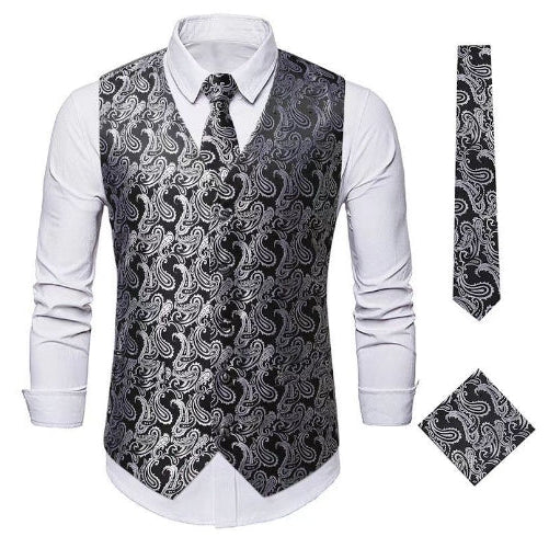 Zeno Herrenweste im Steampunk Look – Victorian Chic, Komfortable Passform - Givera DE
