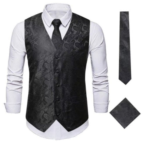 Zeno Herrenweste im Steampunk Look – Victorian Chic, Komfortable Passform - Givera DE