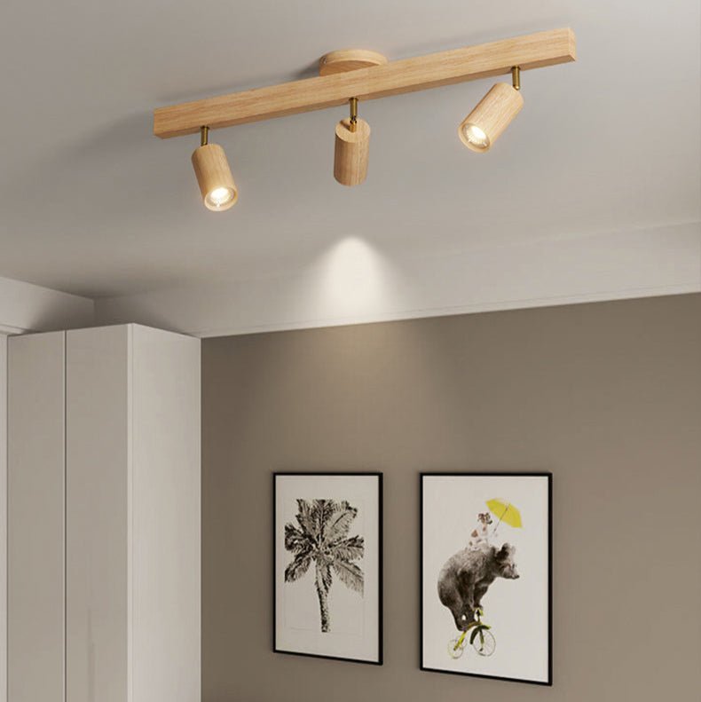 Zola – Moderner LED - Holzdeckenstrahler für Stilvolle Beleuchtung - Givera DE